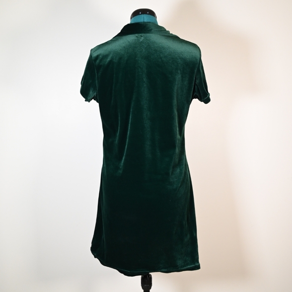 Mod Style Velvet Mini Dress - Picture 3 of 3
